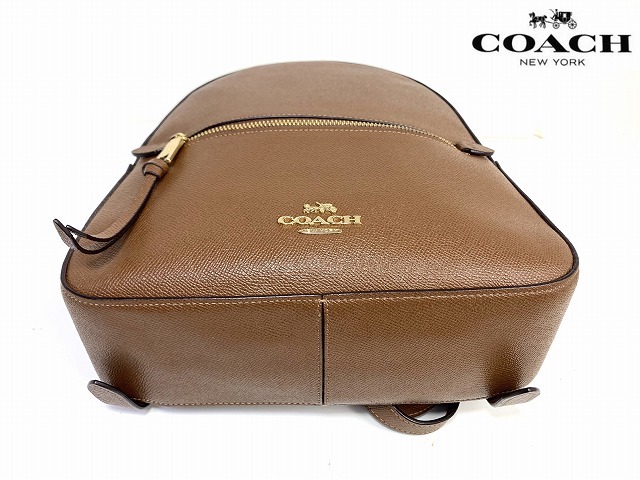 美品★送料無料★ コーチ COACH ラグジュアリー シグネチャー クロスグレーン レザー ジョーダン バックパック リュック