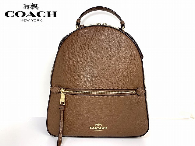 美品★送料無料★ コーチ COACH ラグジュアリー シグネチャー クロスグレーン レザー ジョーダン バックパック リュック