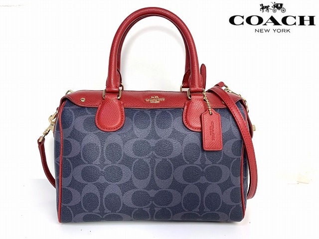  free shipping * Coach COACH luxury signature be net sa che ru2Way shoulder bag handbag 