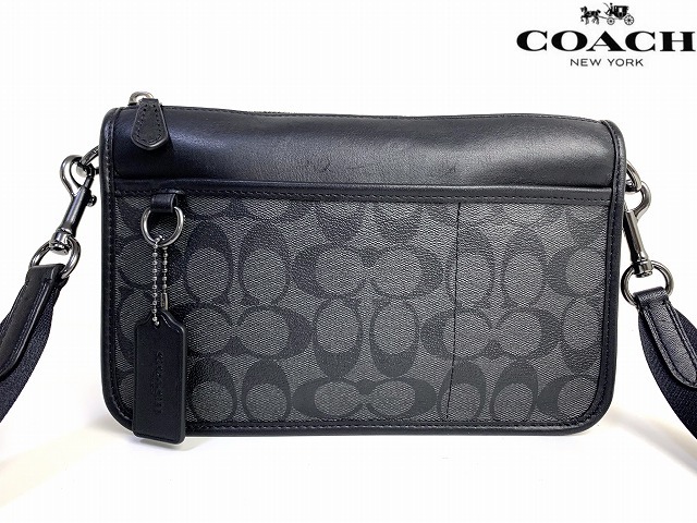 極美品 送料無料 コーチ メンズ レディース COACH シグネチャー 極美品 送料無料 コーチ メンズ レディース COACH シグネチャー