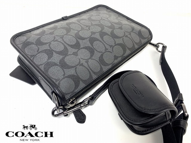 極美品 送料無料 コーチ メンズ レディース COACH シグネチャー 極美品 送料無料 コーチ メンズ レディース COACH シグネチャー