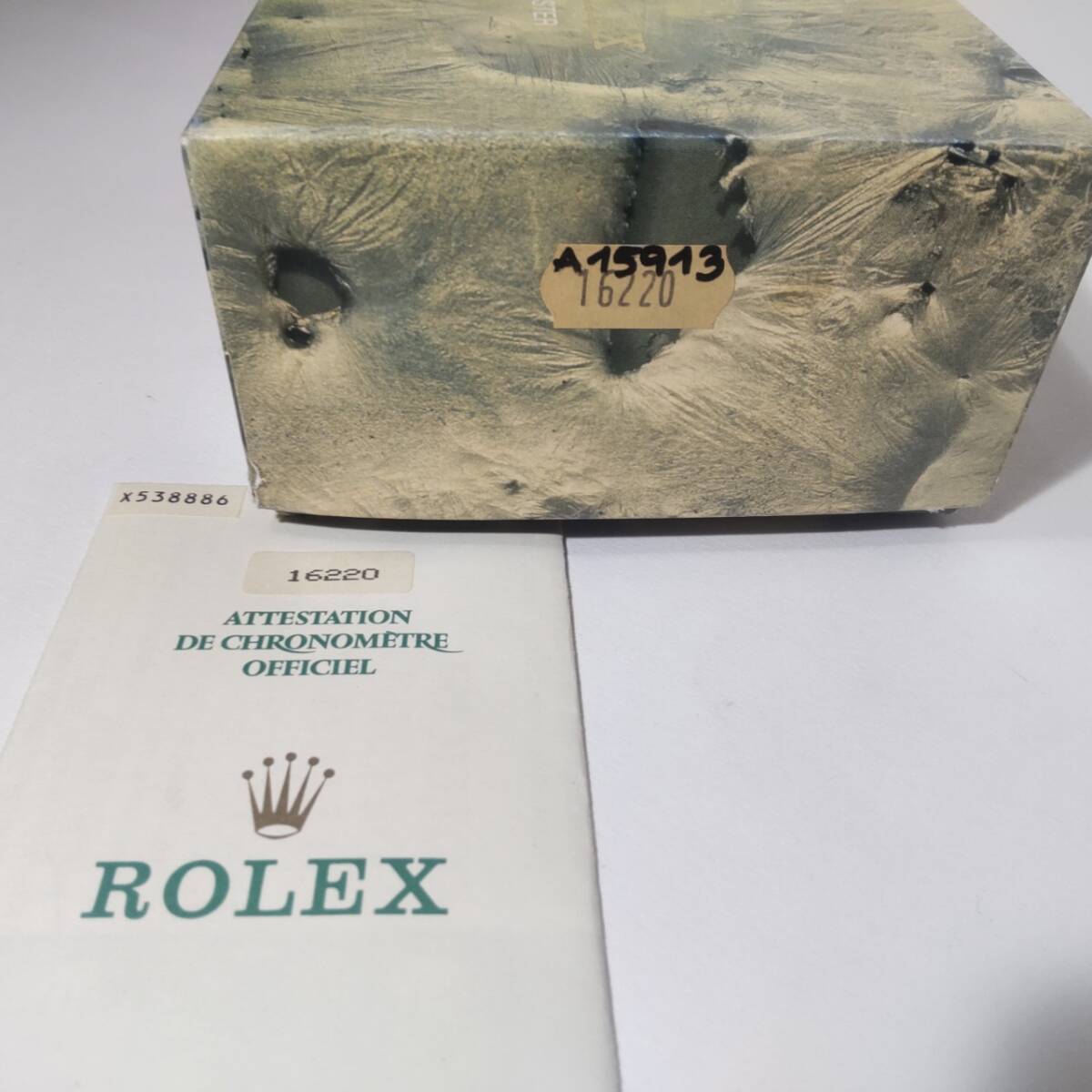 ロレックス Rolex 空箱 保証書付_画像7