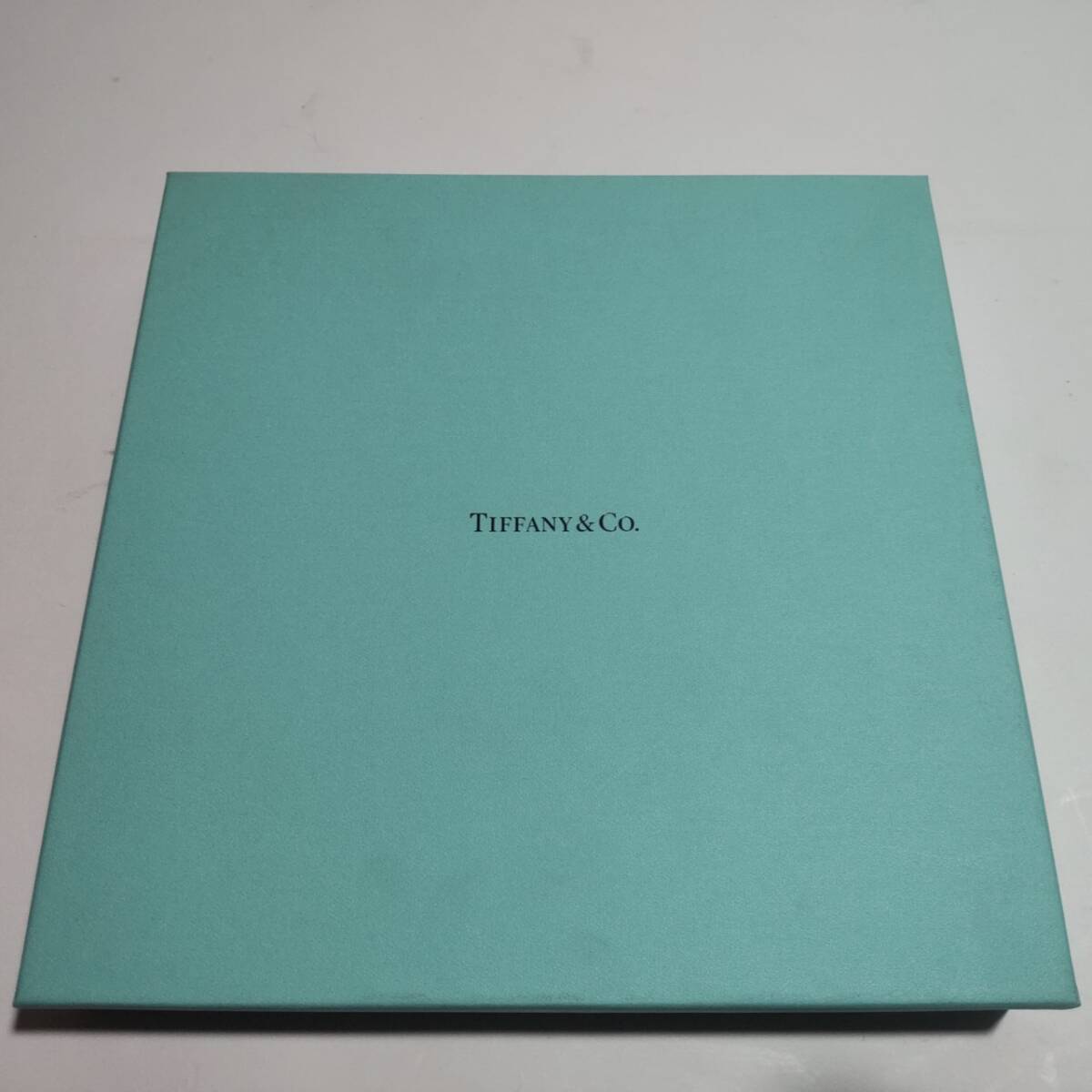 ティファニー Tiffany & Co. デザート プレート ブルーボックス リボン 角皿 皿 24cm 箱付き_画像6