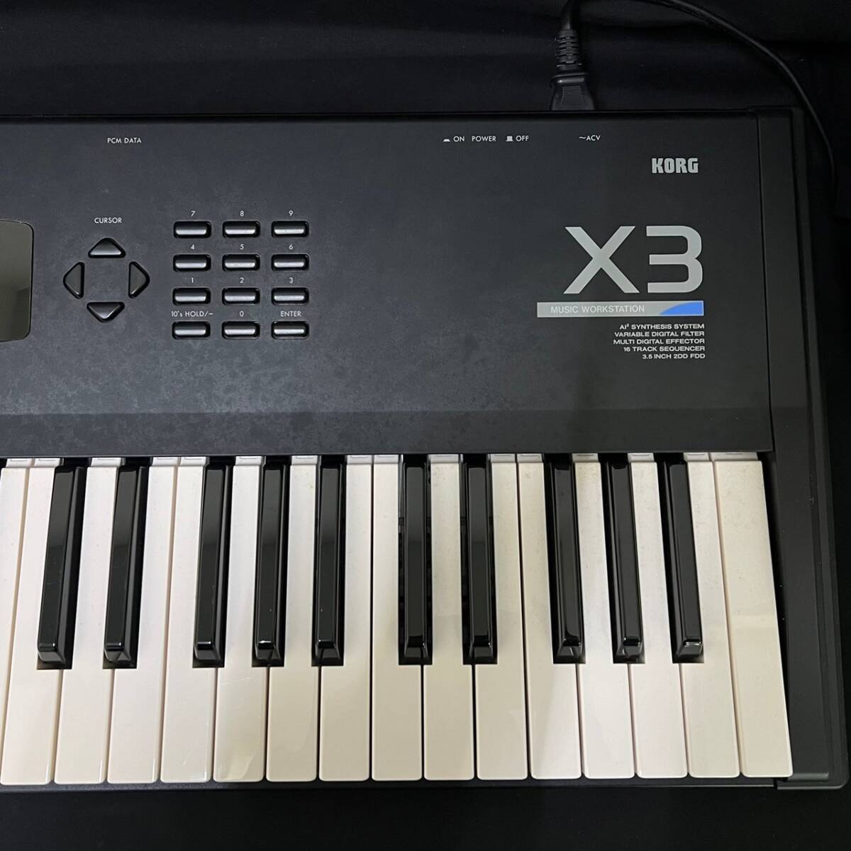 BCg114I 160 KORG X3 コルグ シンセサイザー ミュージックワークステーション 61鍵 電子キーボード ピアノ ソフトケース付 鍵盤楽器_画像4