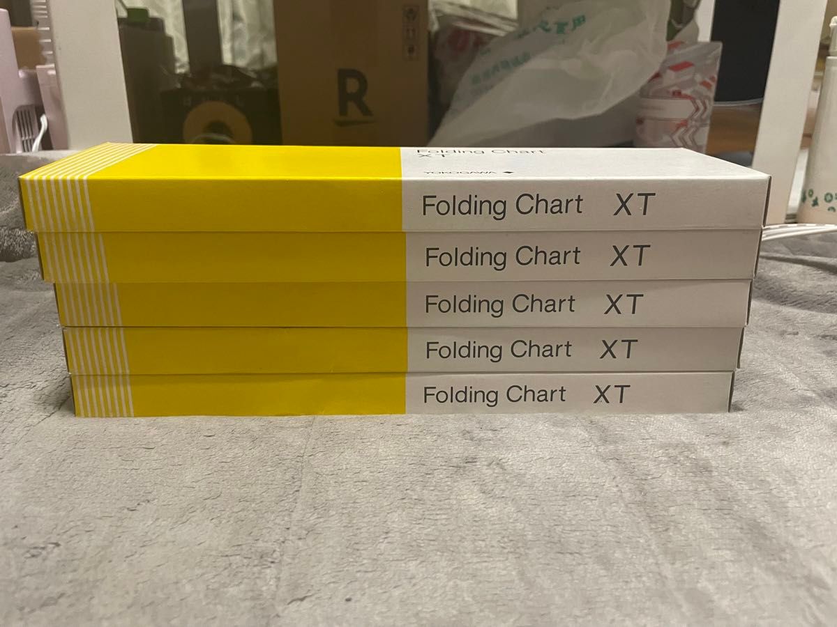 横河　記録計用チャート紙　記録紙　5冊　B9501AH(3045-04) YOKOGAWA Folding Chart XT