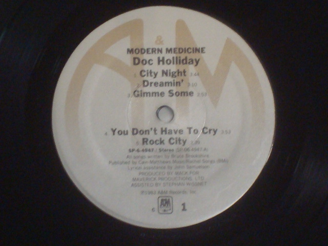 MODERN MEDICINE / DOC HOLLIDAY 　US.org盤LP_画像4