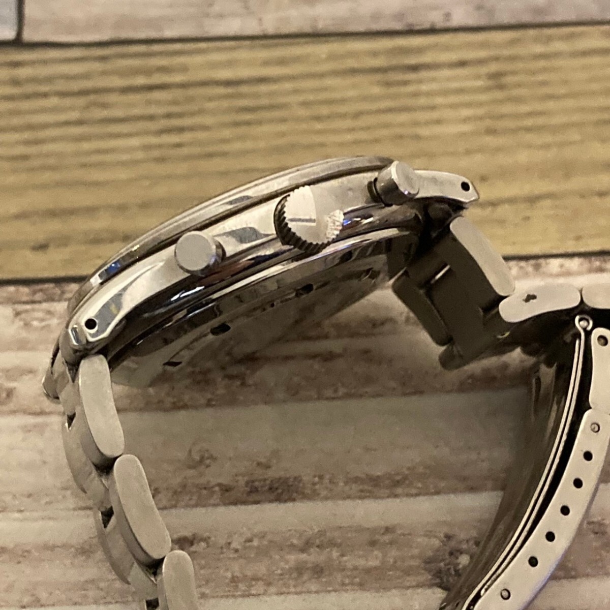 ◆稼働品◆良品◆ シャルマン クォーツ 6770-H13332 グランドコンプリケーション トリプルカレンダー シルバー文字盤 メンズ腕時計の画像2