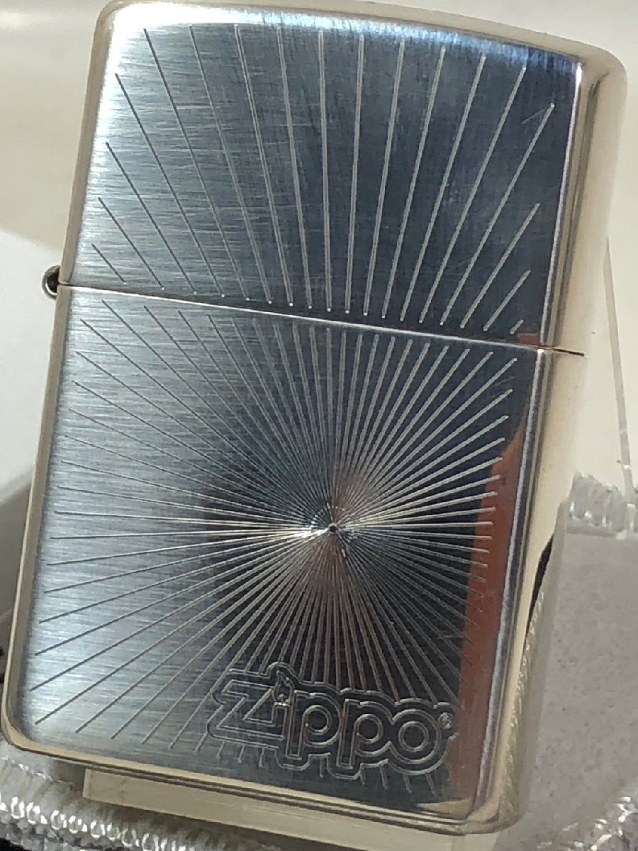 2014年製 Zippoスターリングシルバー 純銀無垢 #15 放射線15-181611/両面USA 新品（絶版）_画像9