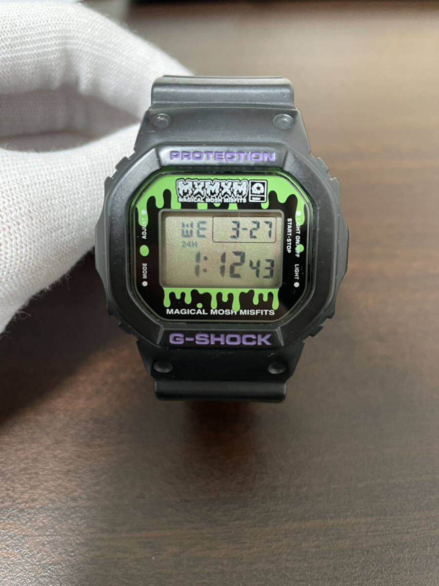 完動品　電池交換済み　G-SHOCK×マジカルモッシュミスフィッツ　MXMXM_画像1