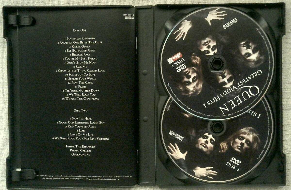Queen Greatest Video Hits 1 dts Audio 5.1ch Surround DVD 2枚組の画像4
