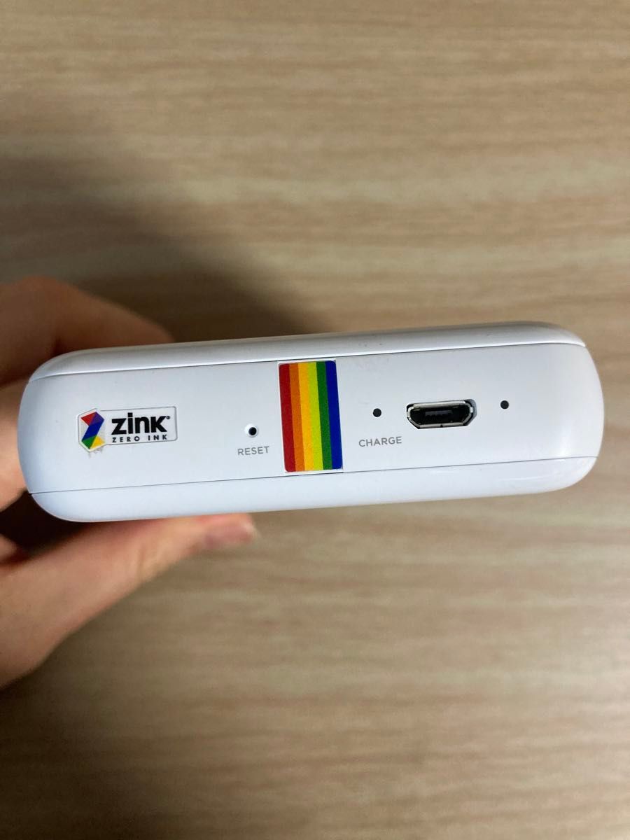 スマホ対応プリンター 手持ちサイズ 充電式Polaroid ZIP Mobile Printer ホワイト POLMP01W