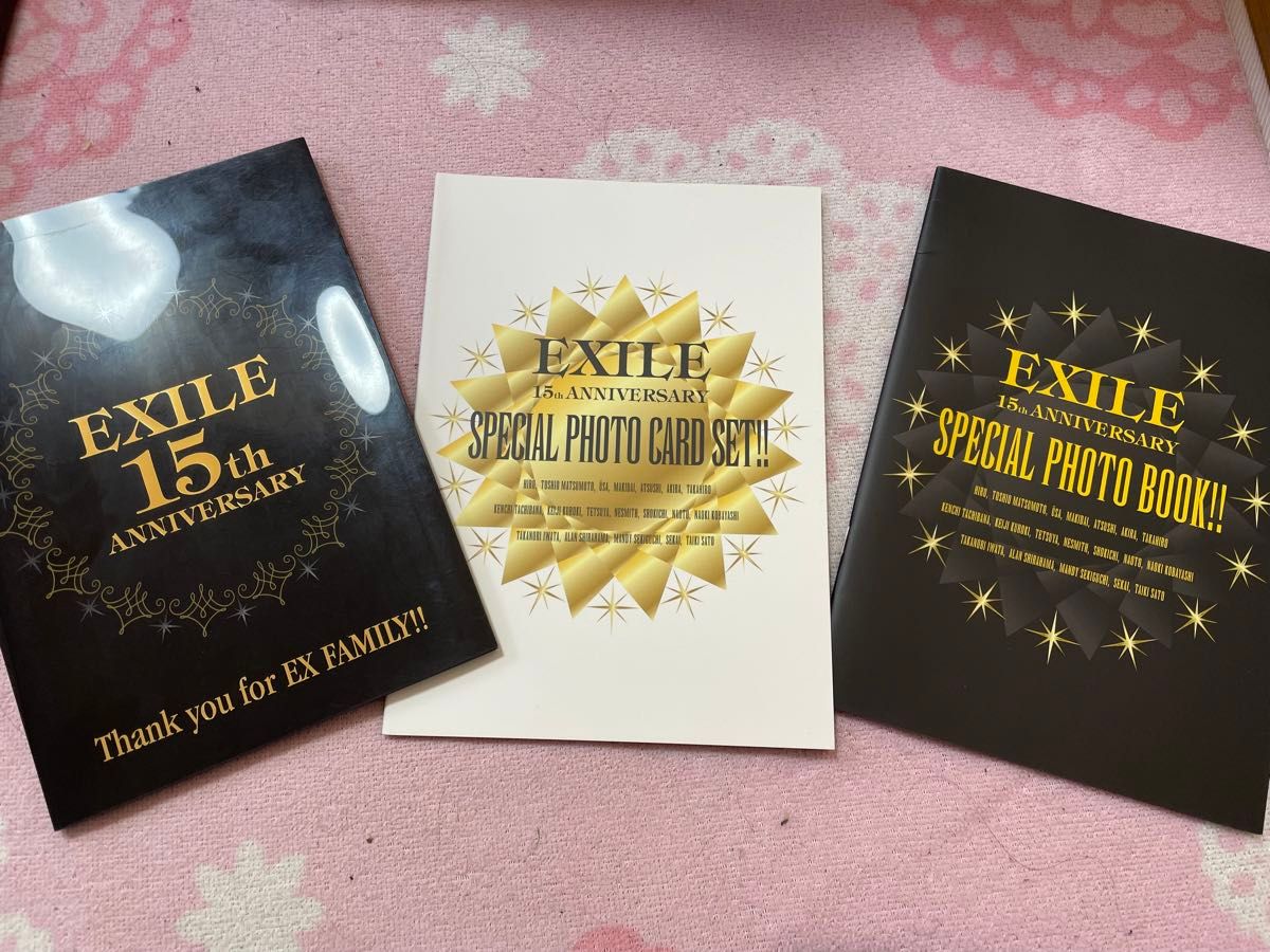 EXILE anniversary 15th 会報　ポストカード集とサイン写真