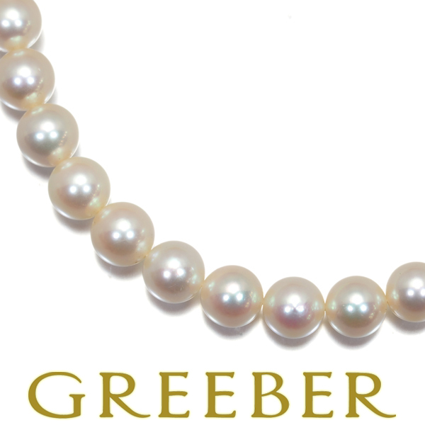  Mikimoto necklace pearl Akoya pearl 6.0-6.5mm K14WG BLJ