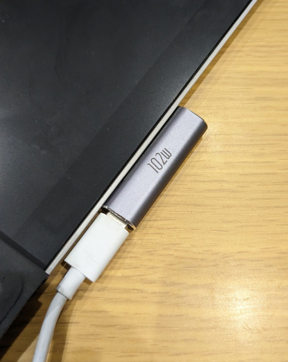 マイクロソフト サーフェス 高速充電 急速 USB-C 入力 Surface PD 充電24W~102W対応 変換アダプター 15V 3A Microsoft pro 全種_画像2