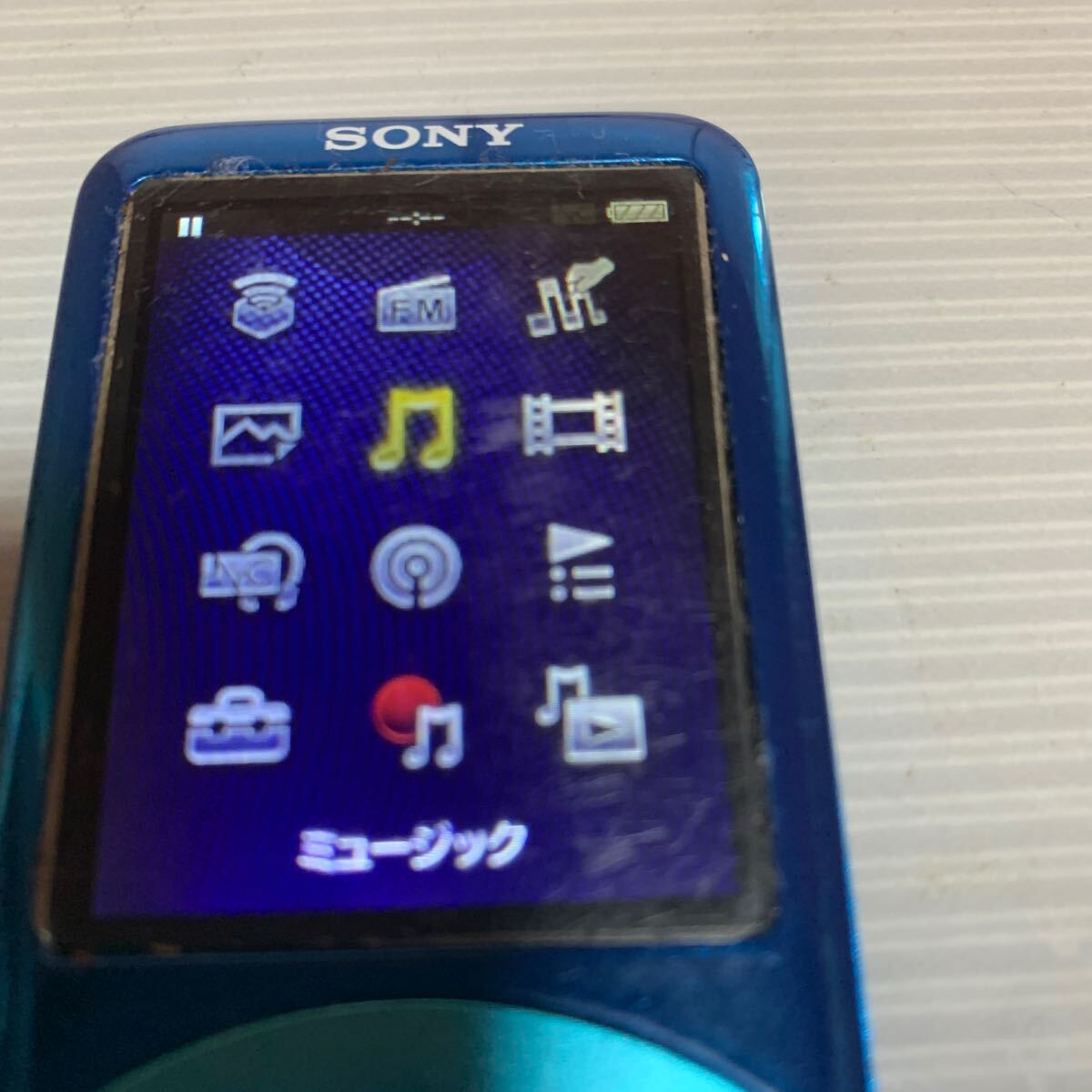 SONY ウォークマン NW- S754 初期化済み 8GBジャンク品の画像2