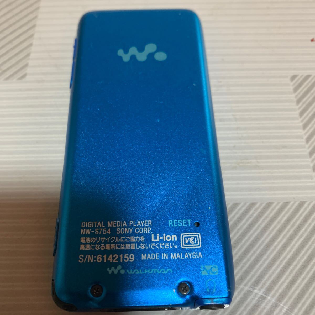 SONY ウォークマン NW- S754 初期化済み 8GBジャンク品の画像3