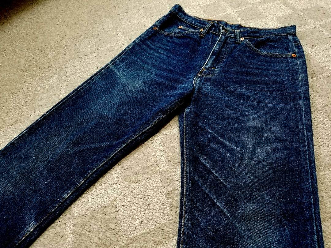 美品 濃い目 良い色落ち 80s～ USA製 levi's リーバイス 505 w30 ヒゲ落ち オレンジタブ アメリカ製 // ビンテージジーンズ 501xx_画像5