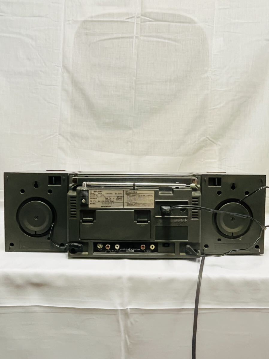 RK-049／SHARP ラジオ付ステレオテープレコーダージャンク品☆中古品_画像8