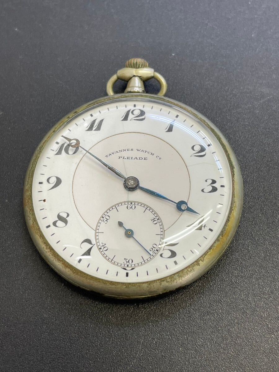 【OH済】TAVANNES WATCH Co. タバン懐中時計 手巻き スモセコ Yahoo!オークション - Tavannes タバン Pleiade スモセコ