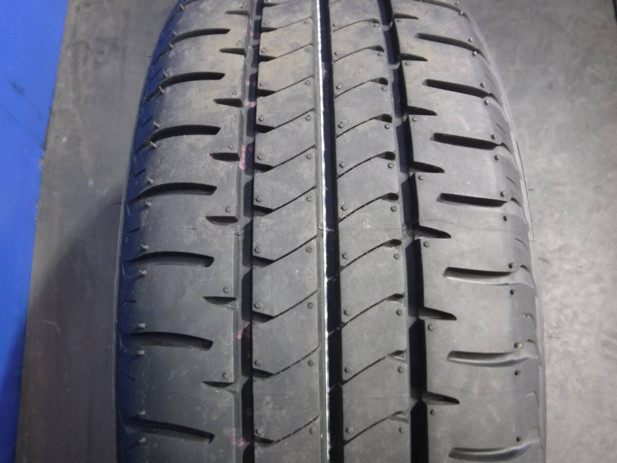 ③ スチール タイヤ付 15インチ 1本 5.5J 4穴 100 オフセット不明 2024 185/60R15 BRIDGESTONE NEWNO ※個人宅直接配達1,500円UP※の画像3