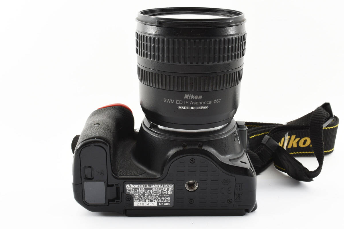 ニコン デジタル一眼レフカメラ D5500 Nikon 24-85mm f/3.5-4.5G ED VR ブラック 2416万画素 ズームレンズ 【動作確認済み】 #5441