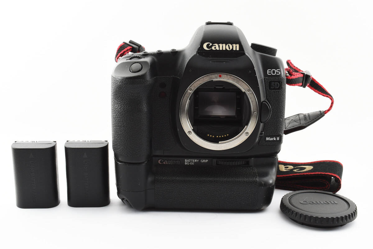 ☆ CANON キヤノン EOS-5D MarkⅡ ボディ+バッテリーグリップ ☆ CANON キヤノン EOS-5D MarkⅡ ボディ+バッテリーグリップ