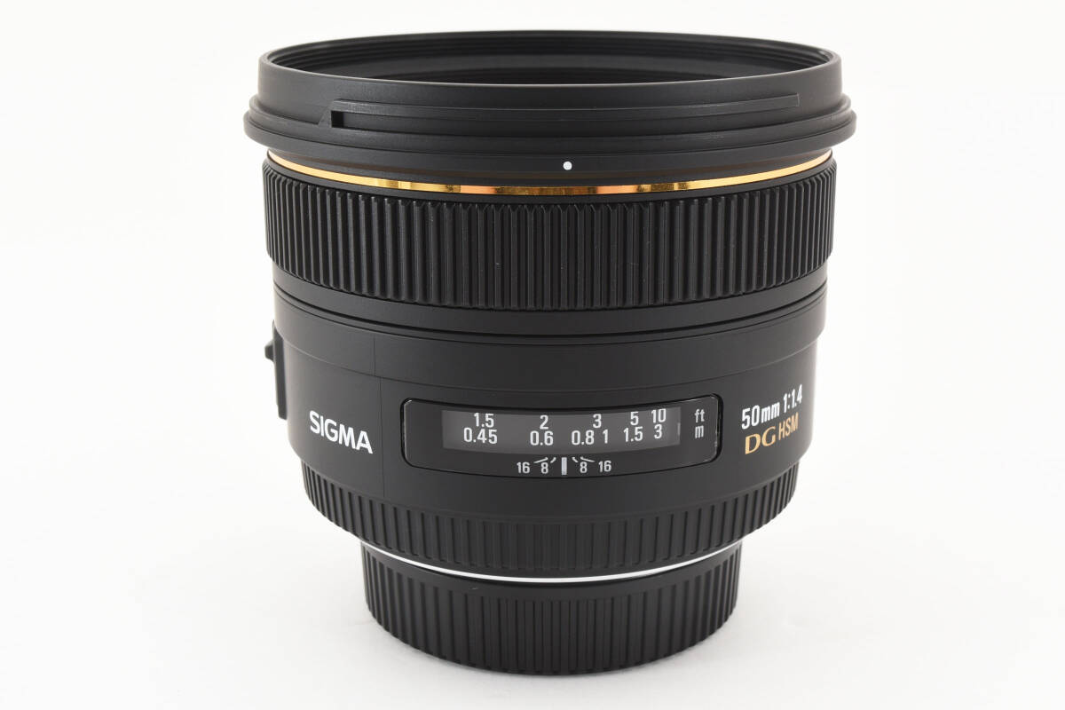 【美品】 SIGMA シグマ 50mm F1.4 EX DG HSM Nikon 用 単焦点標準レンズ 【動作確認済み】 #5476_画像8