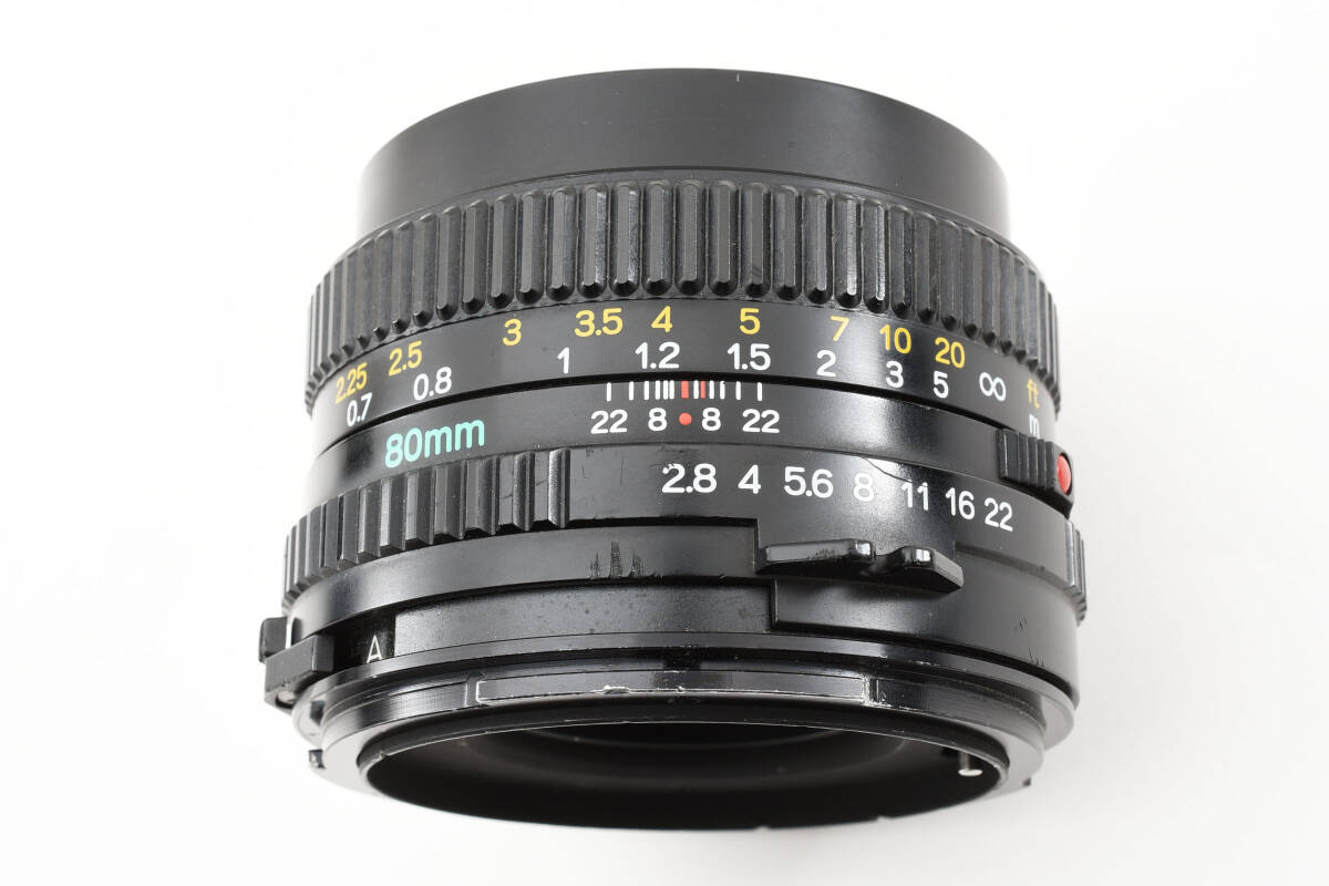 【良級】 マミヤ MAMIYA-SEKOR C 80mm F2.8 N for M645 セコールC 645用 単焦点レンズ 中判カメラ 【動作確認済み】 #5522の画像7