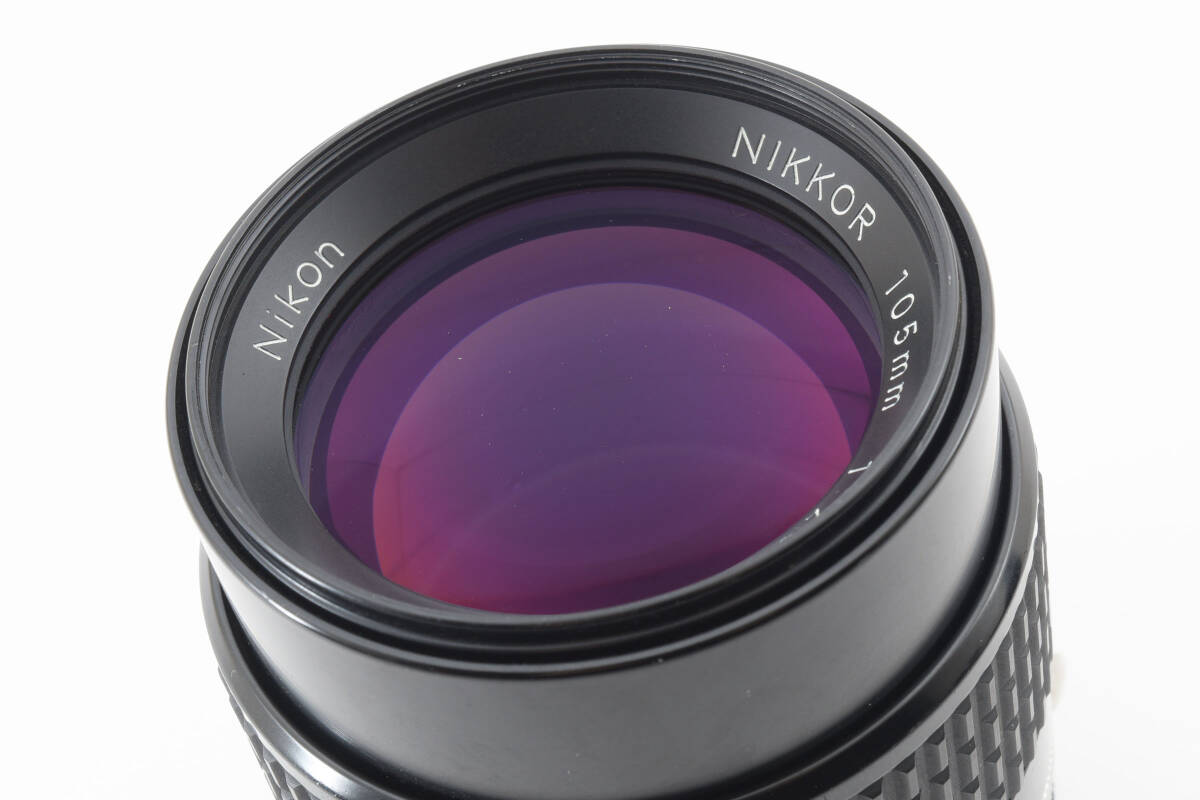 【光学美品】 Nikon NIKKOR 105mm F2.5 Ai-s カメラ レンズ 単焦点 ニコン #5544の画像10