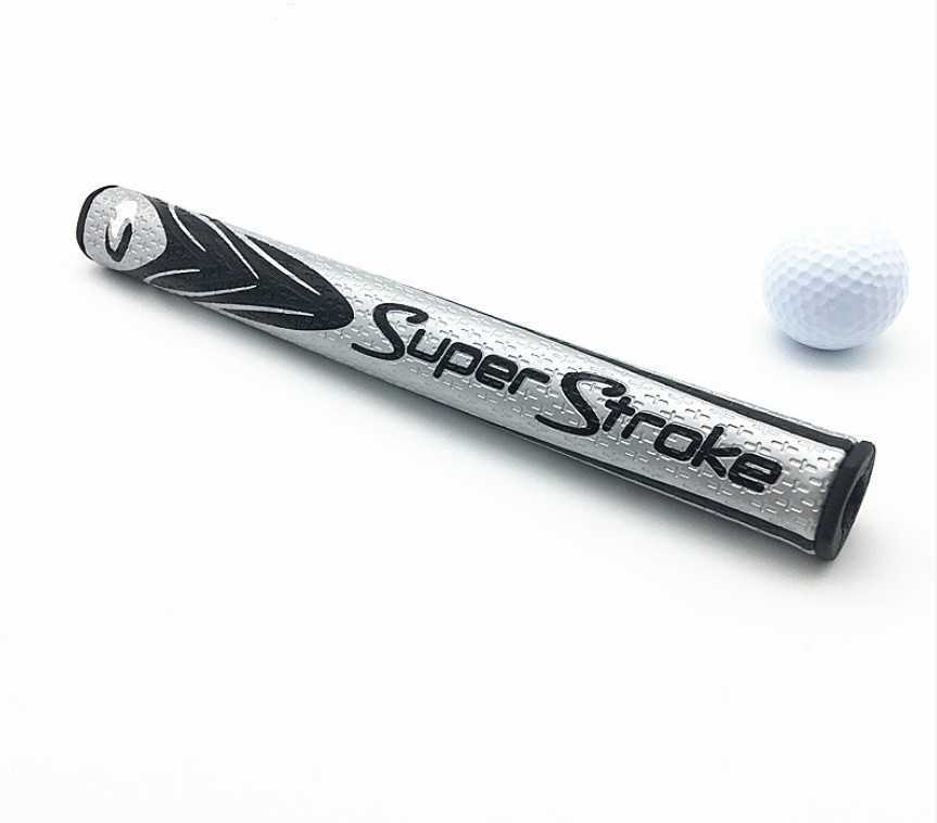 ☆送料無料☆SuperStroke スーパーストローク Mid 3.0 ゴルフパターグリップ衝撃吸収 粘着性 滑り止め　シルバーブラック_画像1