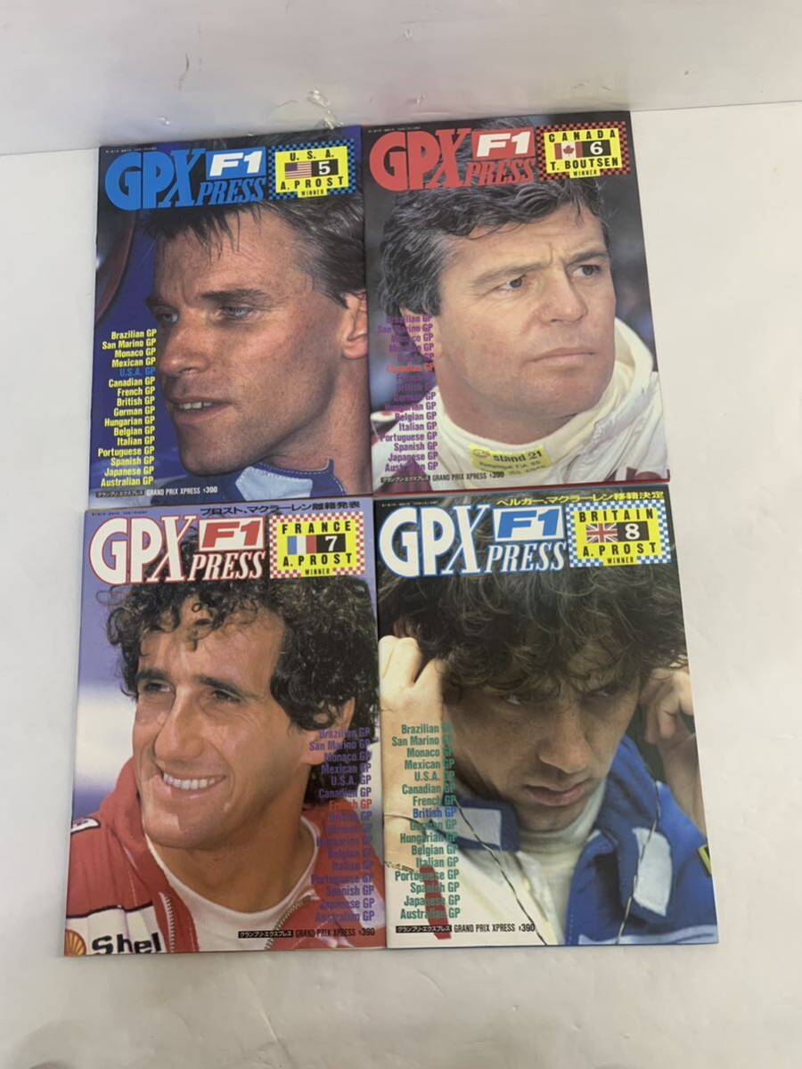 ☆3316 GPX F－1 / 1989年発行 6冊＋α 9冊セット   全19冊セット 雑誌 当時物の画像3