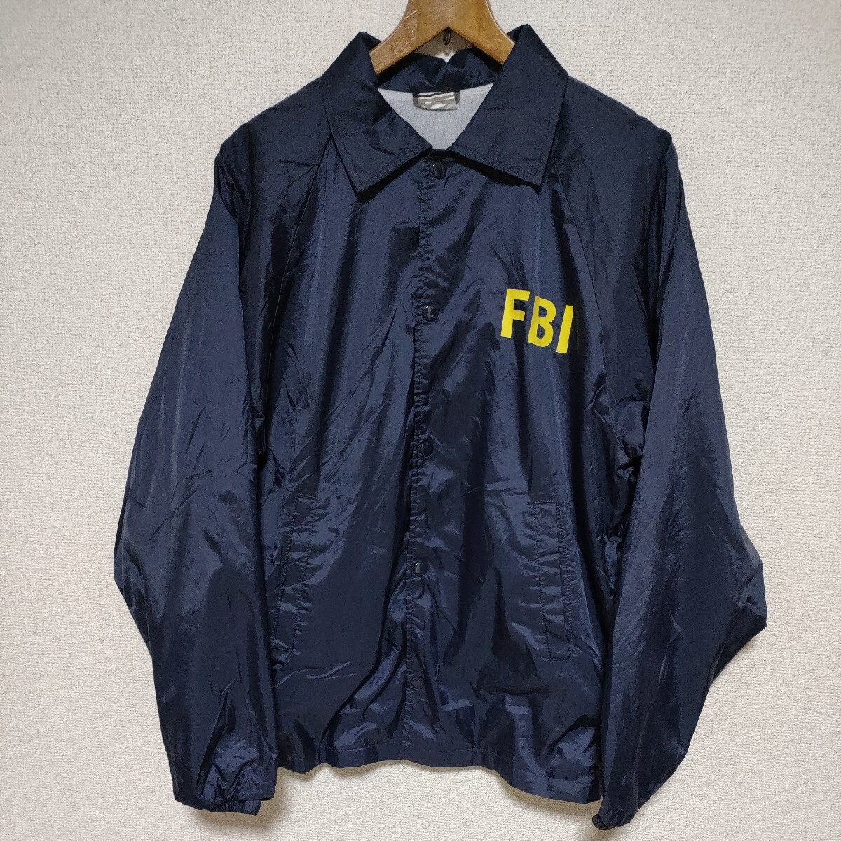 【一点物】FBI コーチジャケット　レイドジャケット　ネイビー　M_画像2