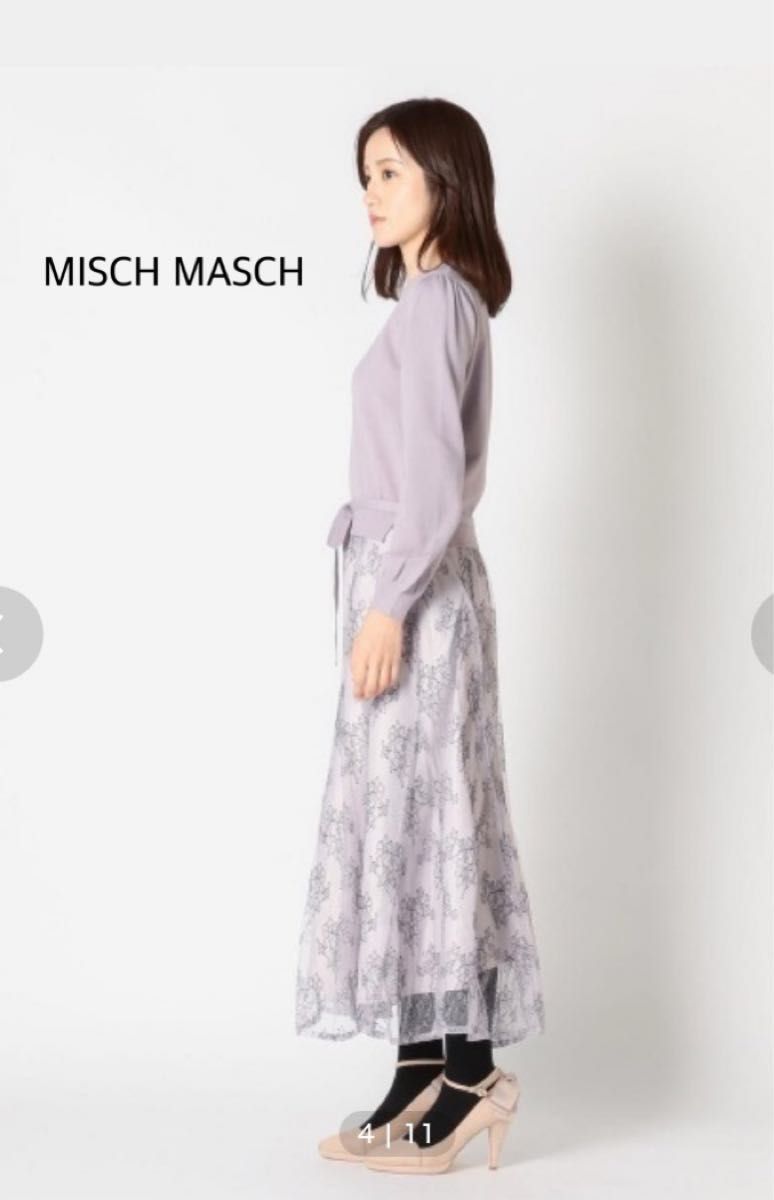 【美品】ミッシュマッシュ　MISCH MASCH ドッキングレースワンピース　