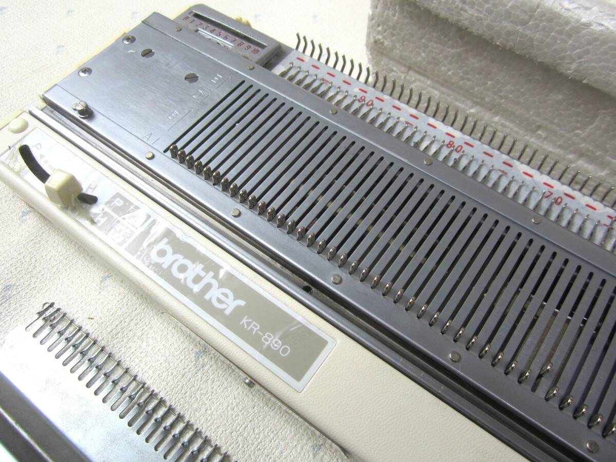 brother ブラザー 編機 ゴム編み機 KR-890 4 5㎜用 あみ機 編物 brother ブラザー 編機 ゴム編み機 KR-890 4 5㎜用 あみ機 編物