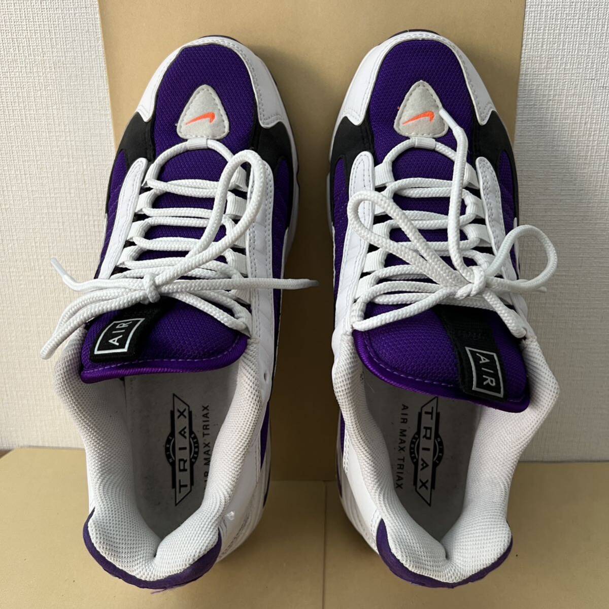 【送料無料】NIKE AIR MAX TRIAX 96 VOLTAGE PURPLE CD2053-102 27cm_画像5