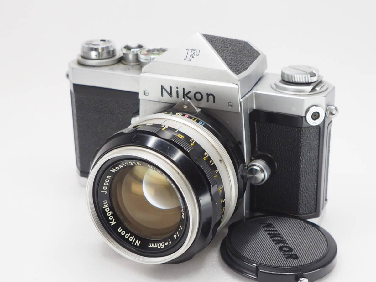 Nikon F アイレベルファインダー Cあり 50 1.4 ニコン 美品 Nikon F アイレベルファインダー Cあり 50 1.4 ニコン 美品