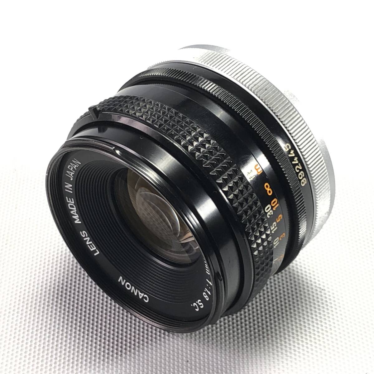 Canon FD 50mm F1.8 S.C. キヤノン 現状販売品 24C ヱOA4b_画像6