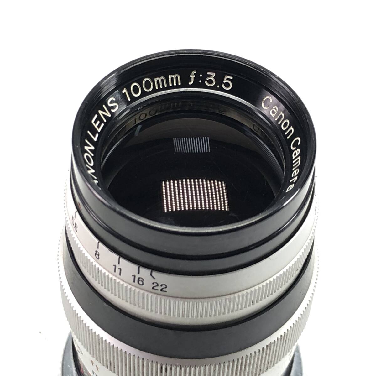 CANON LENS 100mm F3.5 キヤノン L39マウント 現状販売品 24C ヱOA4b_画像3