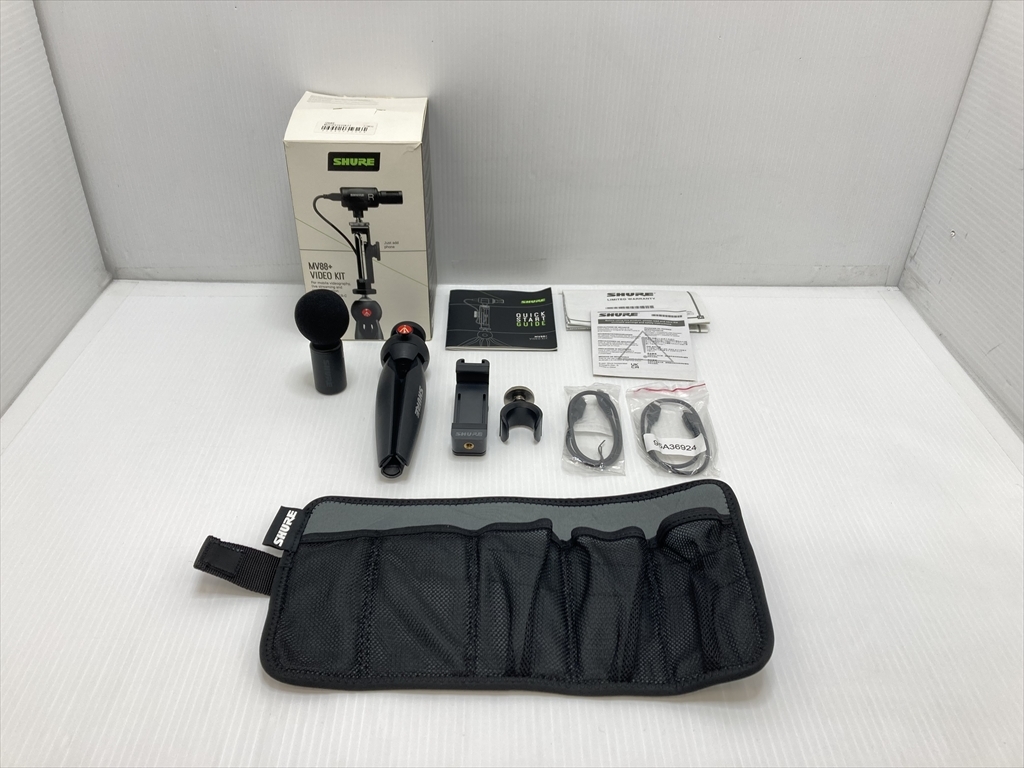 下松)SHURE シュア ジタル・ステレオ・コンデンサー・マイクロホン MV88+ Video Kit ビデオキット ◆★H240301R01B MC01A_画像1