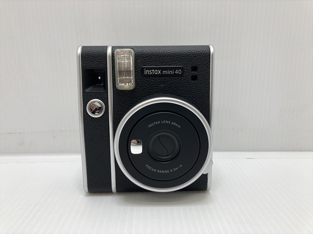 下松)FUJIFILM 富士フイルム インスタントカメラ instax mini 40 チェキ ブラック 黒 ◆★F240323R04A MC23A_画像2