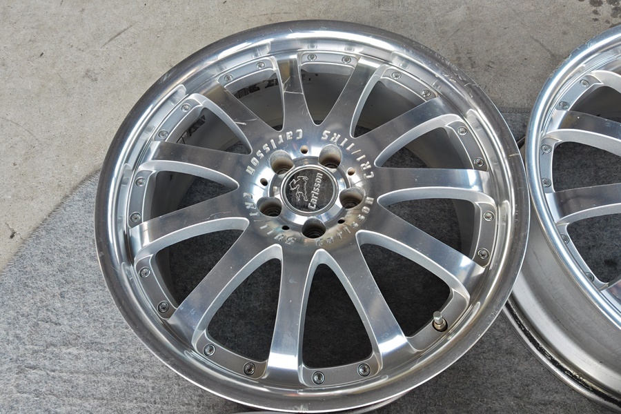 山口)カールソン CR1/11RS 20インチ アルミホイール 8.5J+40 5H PCD114.3 中古 4本セット ▲C240302N01 MC02C_画像5