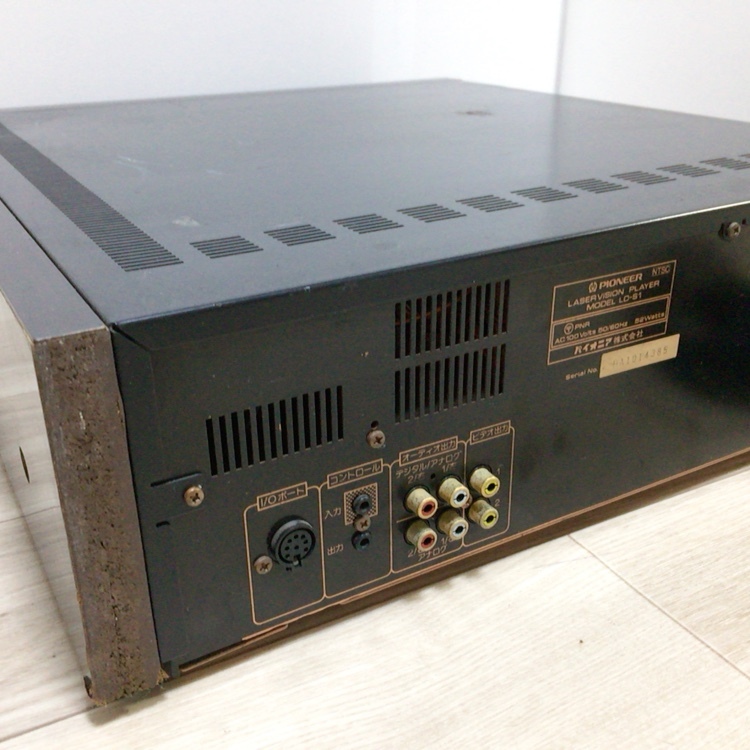 中古品 レーザーディスクプレーヤー ld-s1 pioneer PIONEER LDプレーヤー レーザーディスク 音響機器 オーディオ LaserDisc Deckの画像9