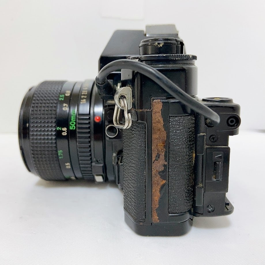 中古品 カメラ canon a-1 ジャンク Canon キャノン A-1 / LENS FD 50mm 1:1.4 一眼レフカメラ レトロ フィルムカメラ 希少_画像6