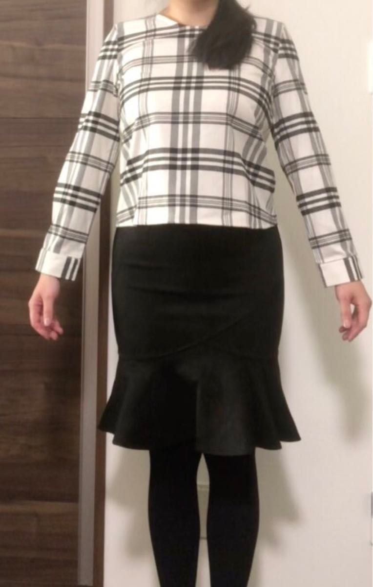 double.h Aラインスカート スエード　M 新品 購入金額2900円