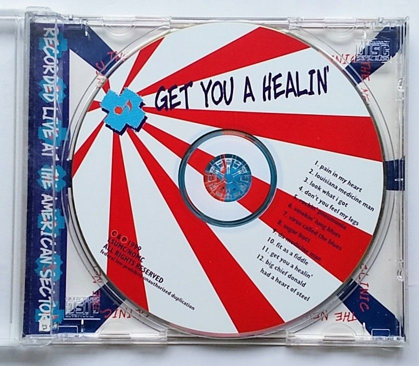 CD【GET YOU A HEALIN 】new orleans musicians’ clinic at lsu