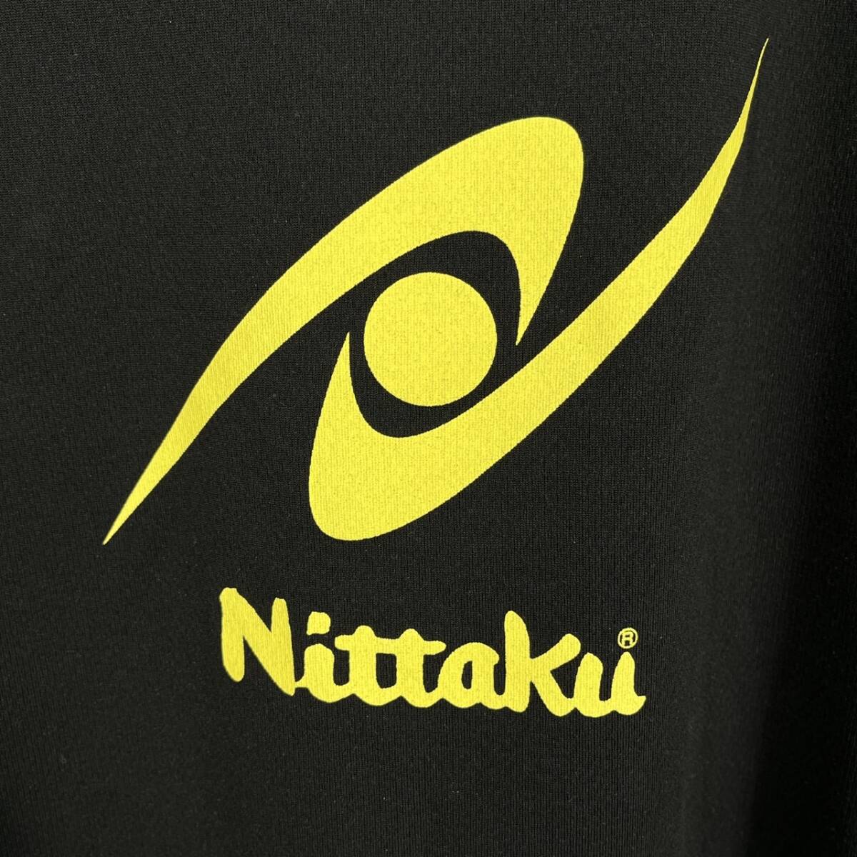 L glimmer 日本卓球 プラクティスシャツ ブラック Nittaku 半袖 リユース ultramto ts1867