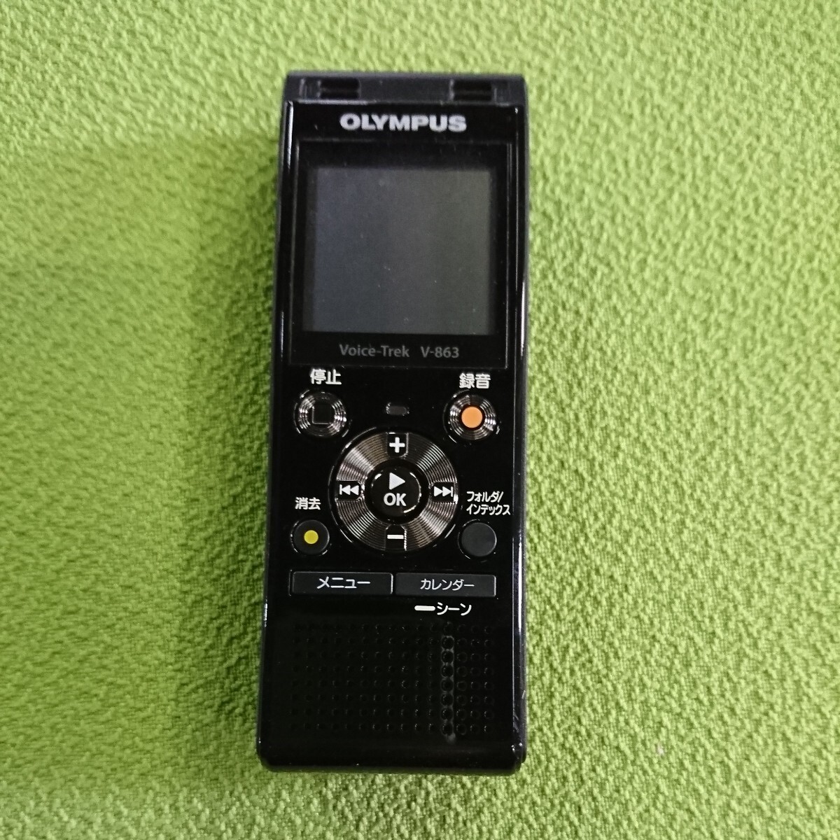 OLYMPUS VoiceTrek V-863 ブラック ボイスレコーダー ICレコーダー 中古保管品_画像4