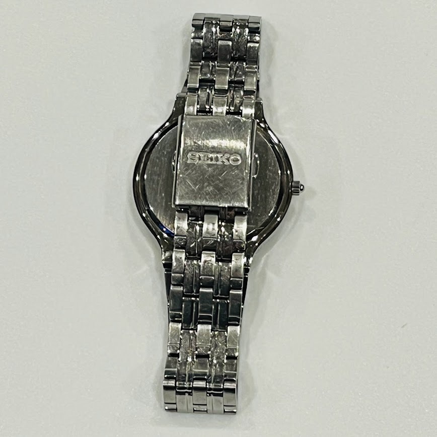 ★SEIKO★　セイコー　SOLAR　ソーラー　V157-0AA0　白文字盤　ヴィンテージ　稼働　ジャンク_画像9