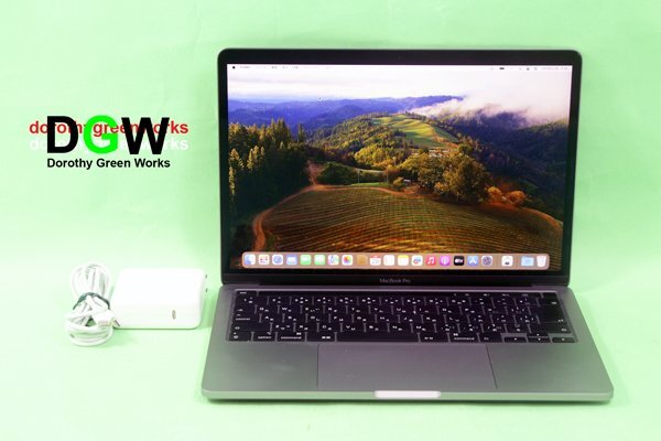 美品2! 2020 MWP42J/A MacBook Pro 13.3” Retina Core i5 Quad-Core 2.0GHz 16GB SSD512GB SpaceGray OS14.4 Sonoma_画像1