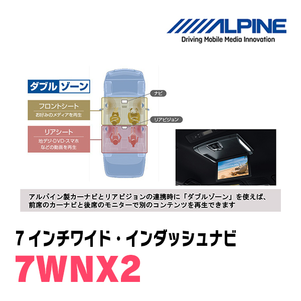 (最新データ)　タンク(H28/11～R2/9)専用　7WNX2+KTX-7W-TR-900-E-NR / 7インチ・ナビセット(ALPINE正規販売店)_画像8